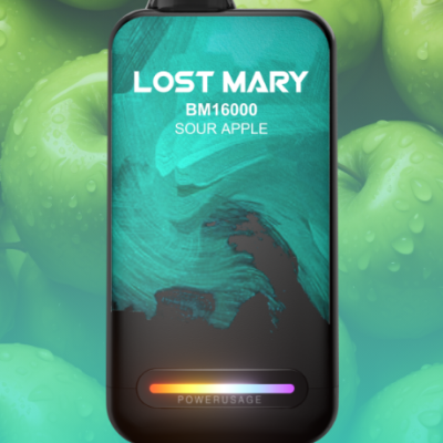 LOST MARY BM16000 - с ароматом Кислое яблоко